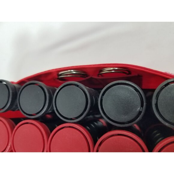 Remington Hot Rollers Curlers Travel Set 10 Red Black Compact WORKS H-1015 - Picture 7 of 8